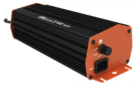 GIB Lighting elektr. Vorschaltgerät NXE 600 W, 4 Stufen regelbar GIB Lighting elektr. Vorschaltgerät NXE 600W IEC-Anschluß front